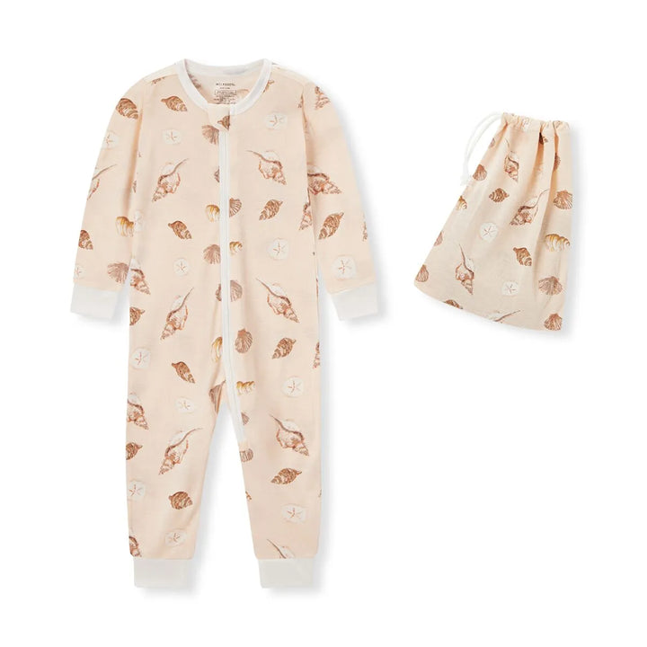 Milkbarn Bamboo Zipper Pajama