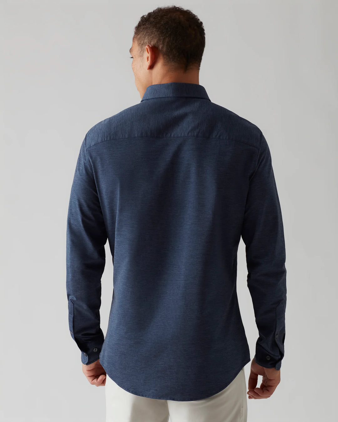 Rhone Commuter® Shirt - Slim Fit Denim Blue Oxford