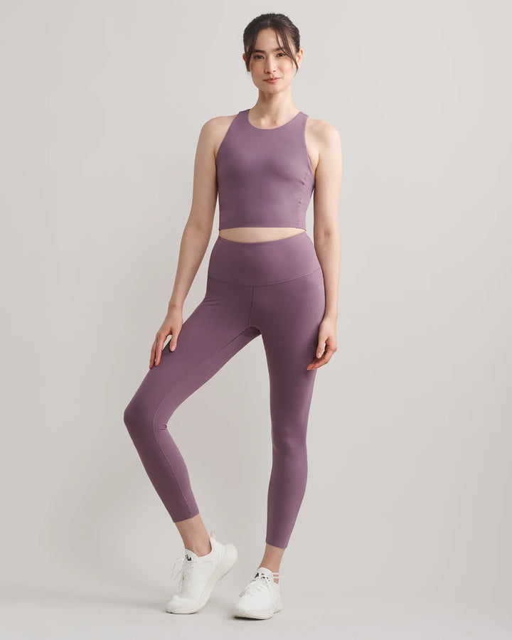 Rhone - Revive 7/8 Legging in Dark Plum