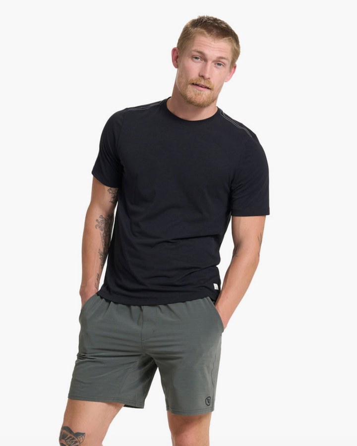 Vuori Current Tech Tee Black